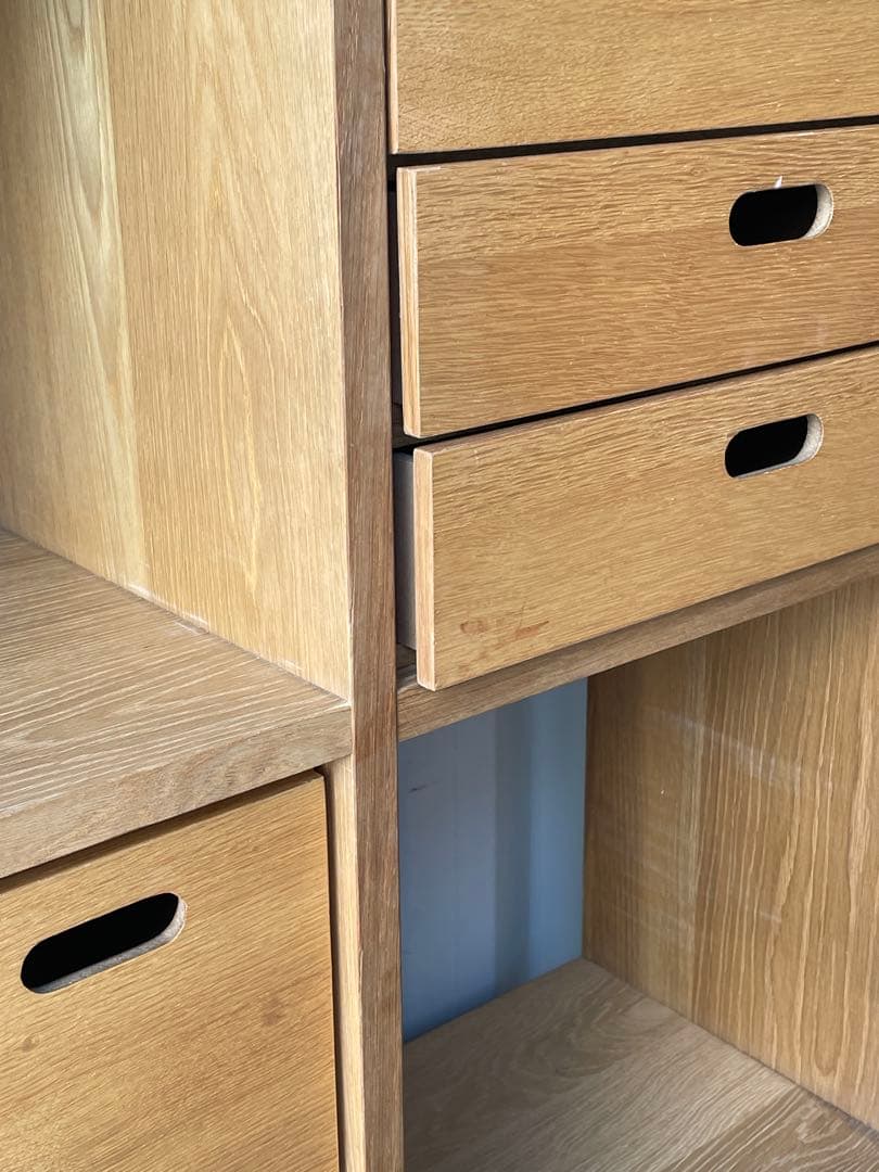 無印良品 スタッキングシェルフセット ３段×２列 オーク材