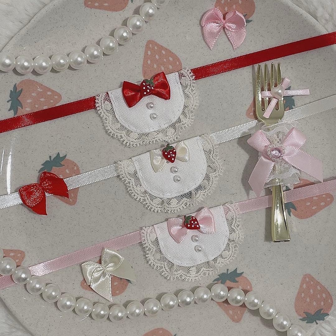 ちみけも　ちびぐるみ　ぬい服　着ぐるみ　10cm スタイ　苺　オーダーページ