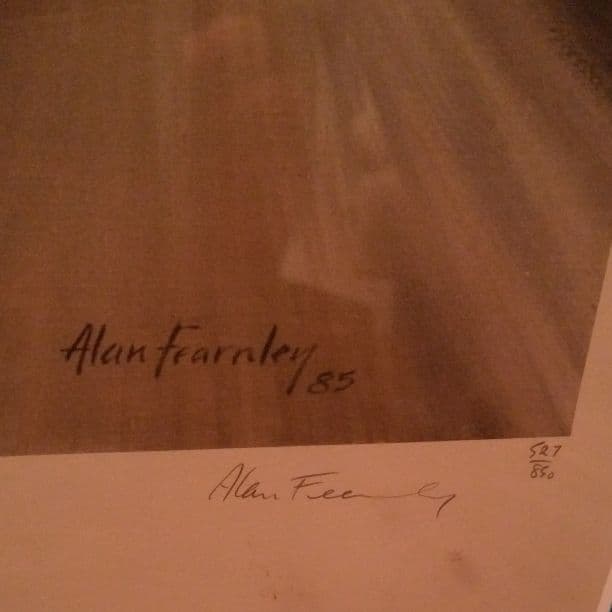 本物　Alan feareny　アランファンレイ　世界限定　絵画　希少　本物