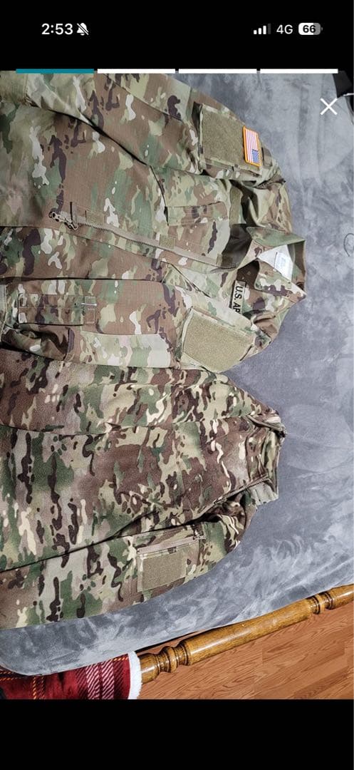 米軍実物未使用品◾︎ZAPT ポーラテック フリース マルチカム L