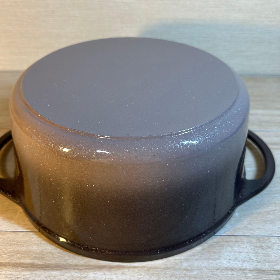 訳あり　バーミキュラ　オーブンポット ラウンド　22cm パールブラウン　両手鍋