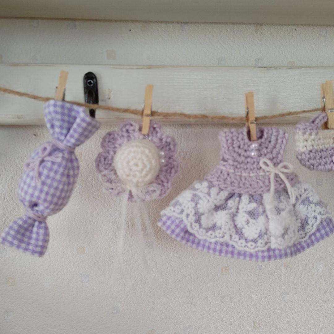 手編みのガーランド♪