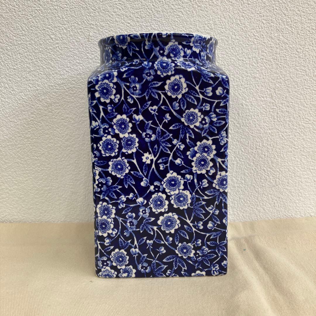 Burleigh バーレイ 花瓶 UTENSILS柄 ジャーCalicoシリーズ
