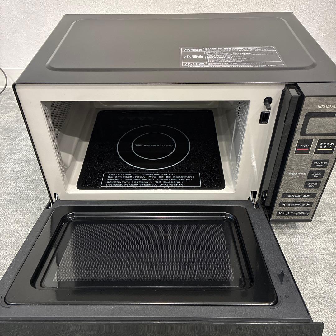 アイリスオーヤマ MO-FM1804-B 電子レンジ 2021年製