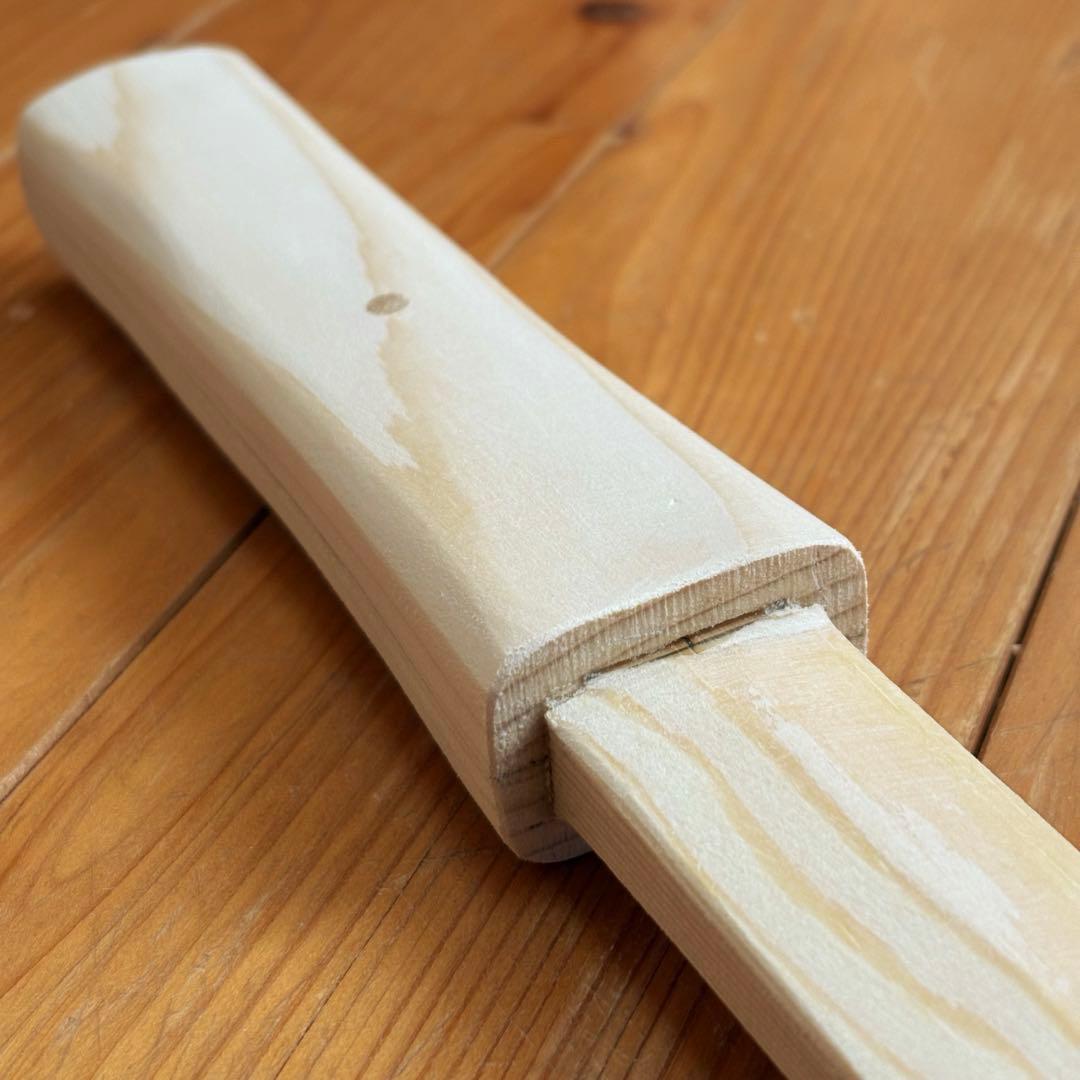 御神楽の木剣　白木造り(木剣　剣　木刀　wood sword )