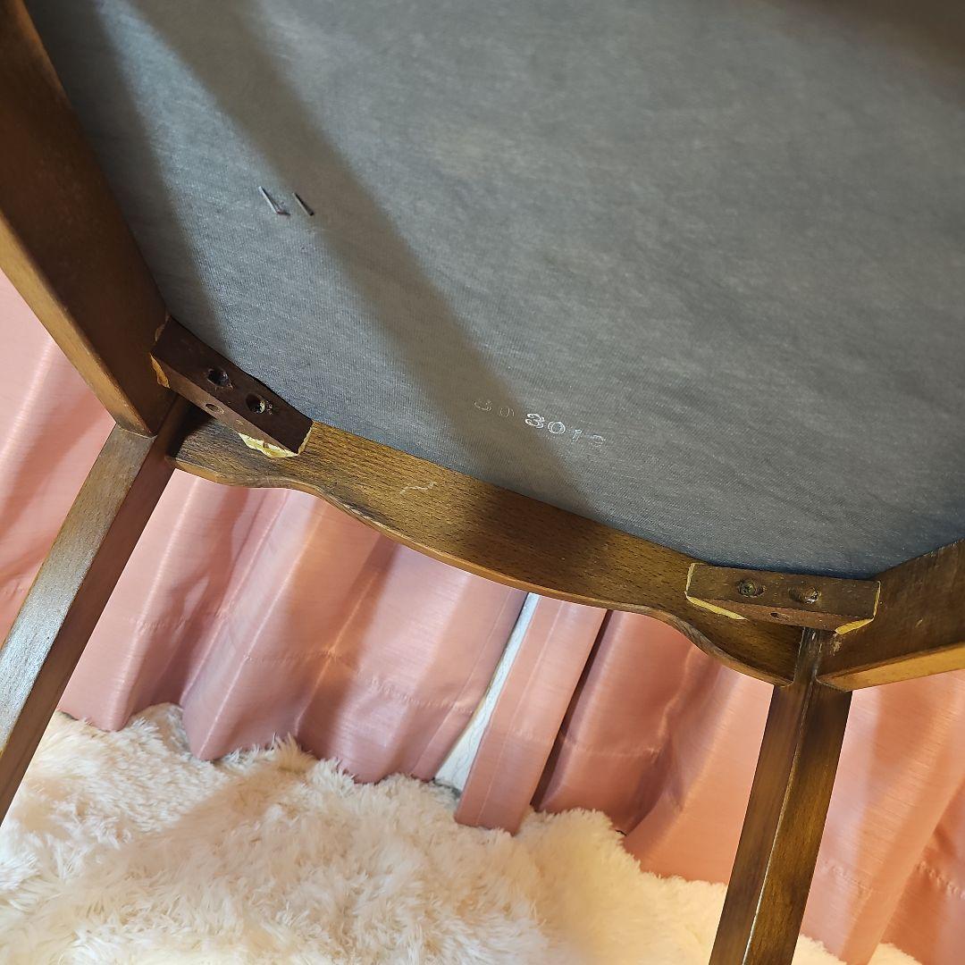 超希少　全サイトこれ1点のみ！Karimoku　チェアー　モケットグリーン