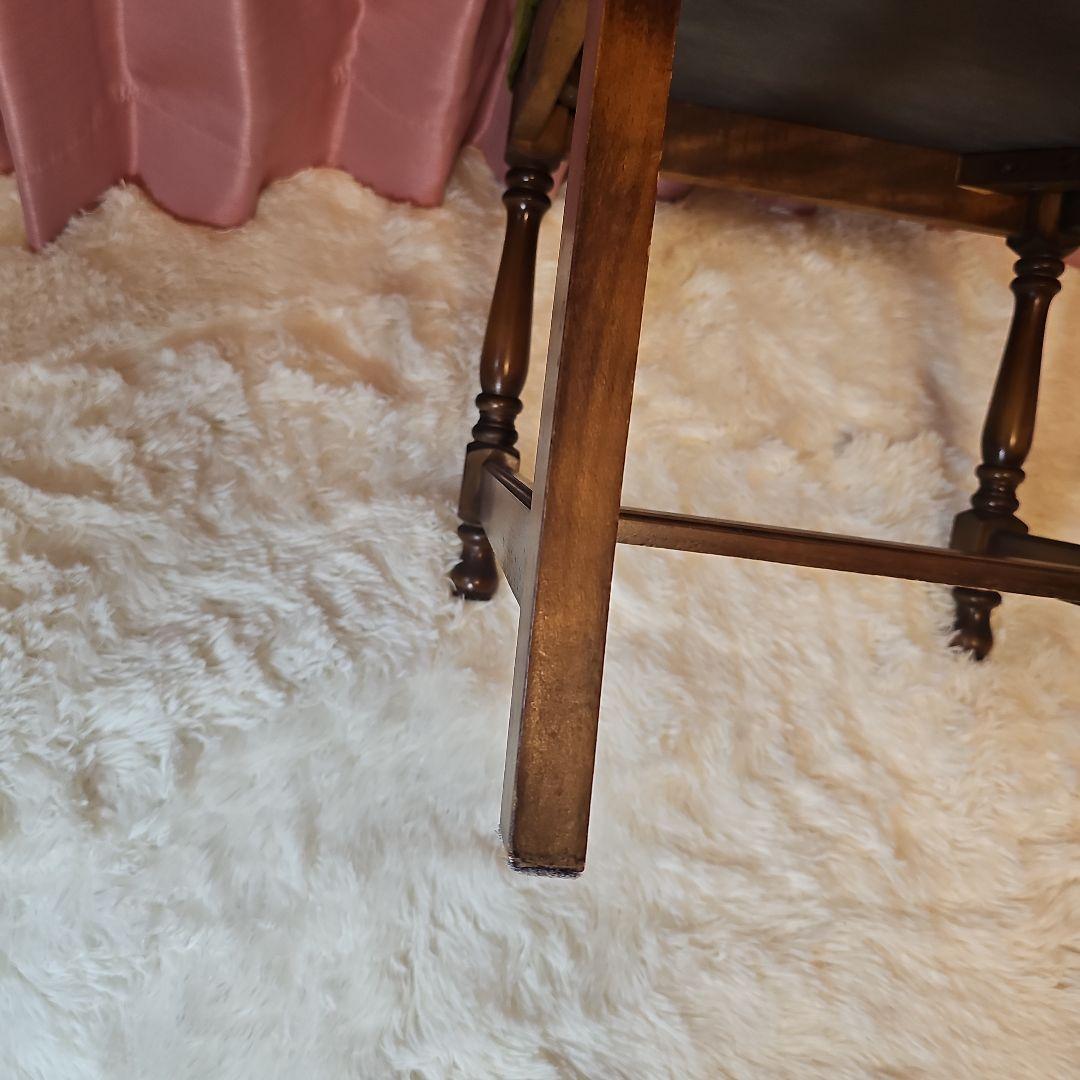 超希少　全サイトこれ1点のみ！Karimoku　チェアー　モケットグリーン