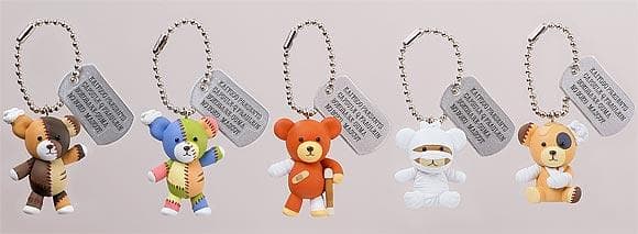 ガールズ&パンツァー ボコられグマのボコ キーチェーンマスコット新品全5種
