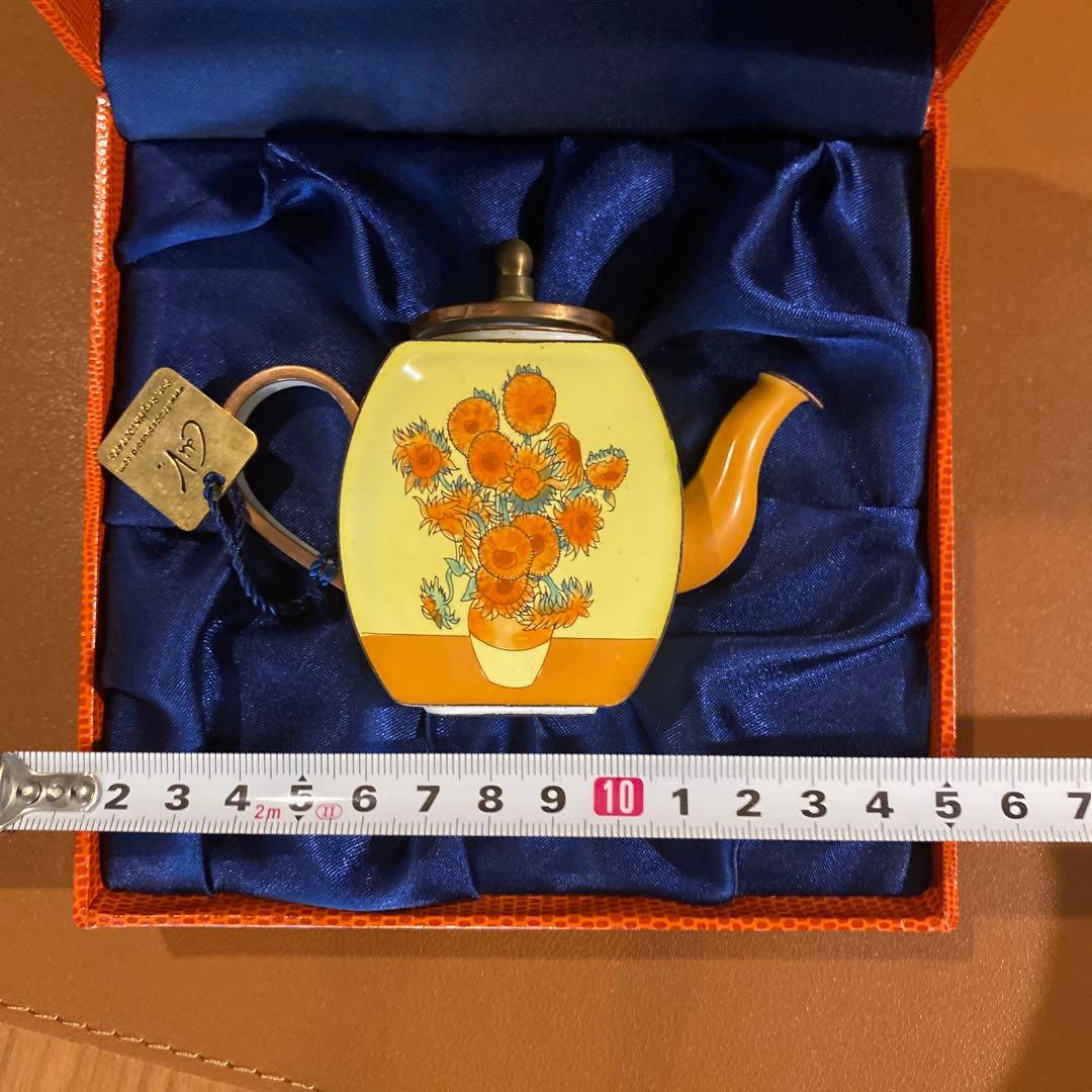希少　シャルロット・ディ・ヴィータ　ひまわり　ミニチュアティーポット