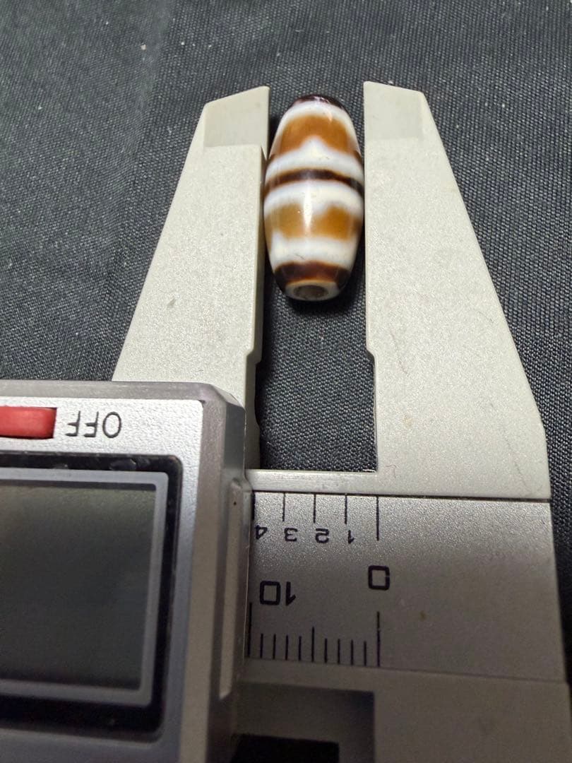 秘蔵天珠‼️西蔵風化秘蔵七線天珠秘蔵双虎牙天珠セット