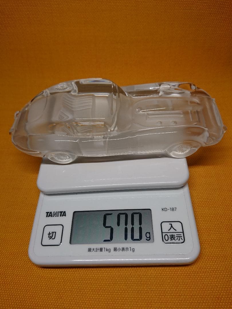 【美品】モデルカー　クリスタル　置物　インテリア　工芸品　美術品　A4013
