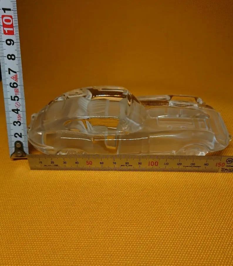 【美品】モデルカー　クリスタル　置物　インテリア　工芸品　美術品　A4013