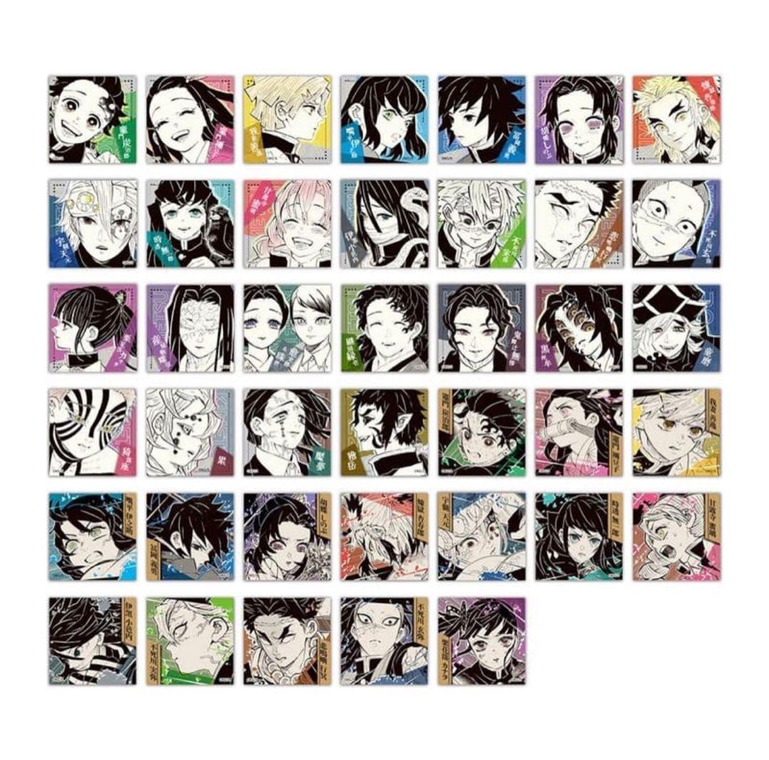 【新品】 鬼滅の刃　スクエアステッカーコレクション　第1弾　全40種　コンプ