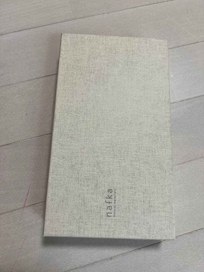 ナフカnafka がま口財布 レディース財布 日本製 ライトブルー