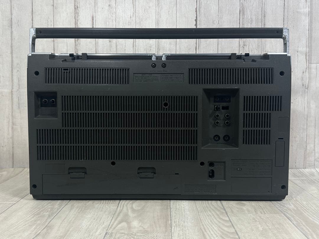 動作品| HITACHI 日立ラジカセ TRK-8290 昭和レトロ　希少ラジオ