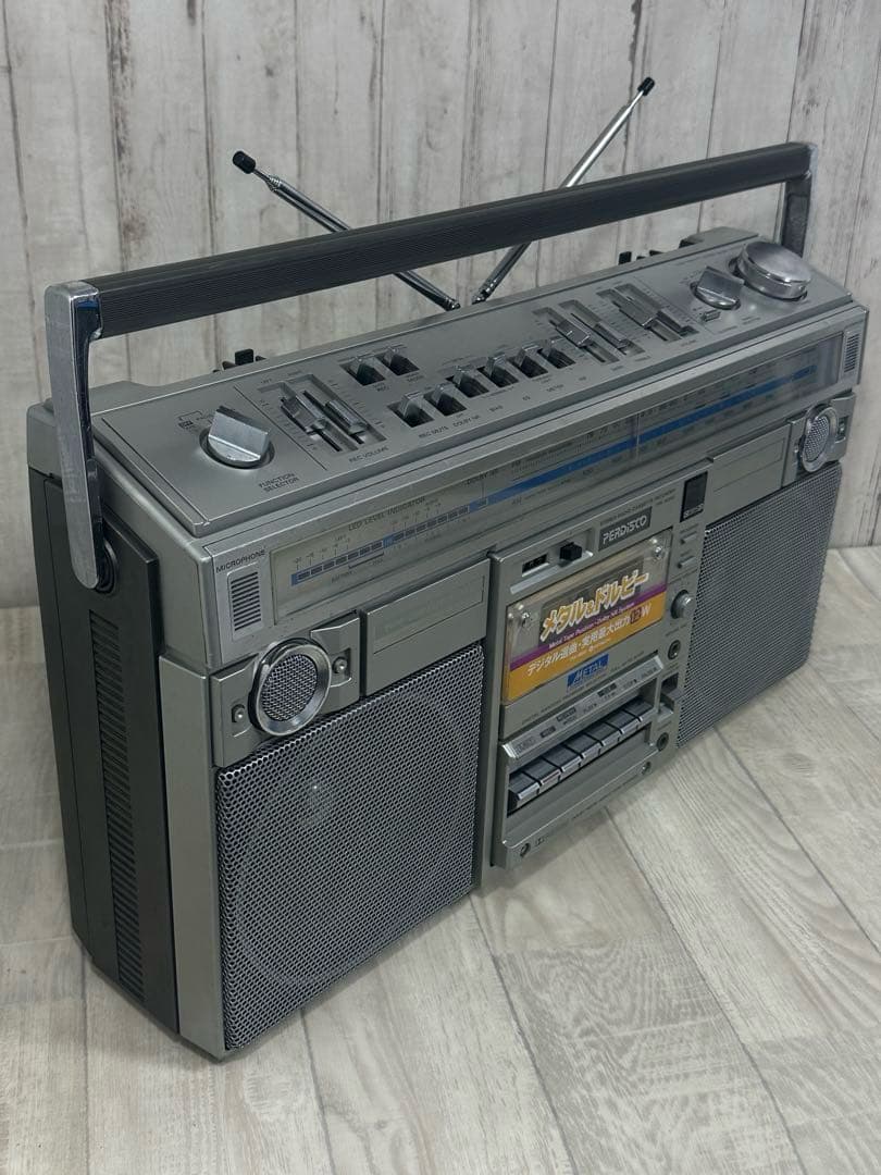 動作品| HITACHI 日立ラジカセ TRK-8290 昭和レトロ　希少ラジオ