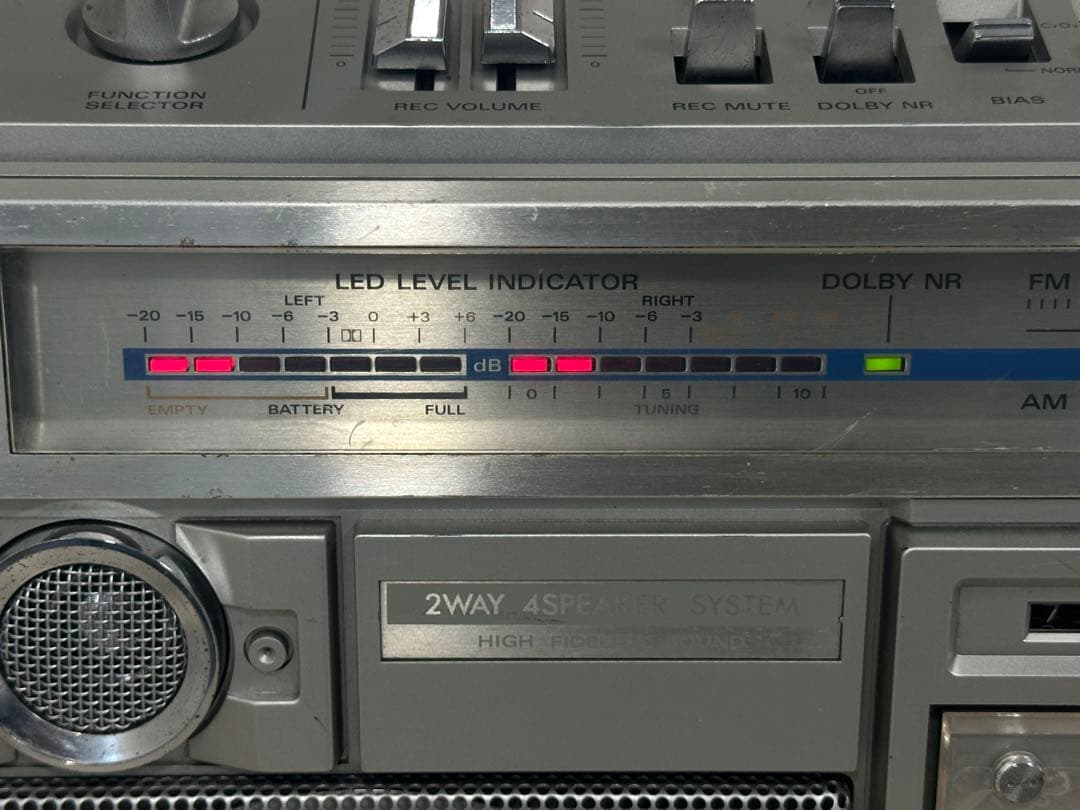 動作品| HITACHI 日立ラジカセ TRK-8290 昭和レトロ　希少ラジオ