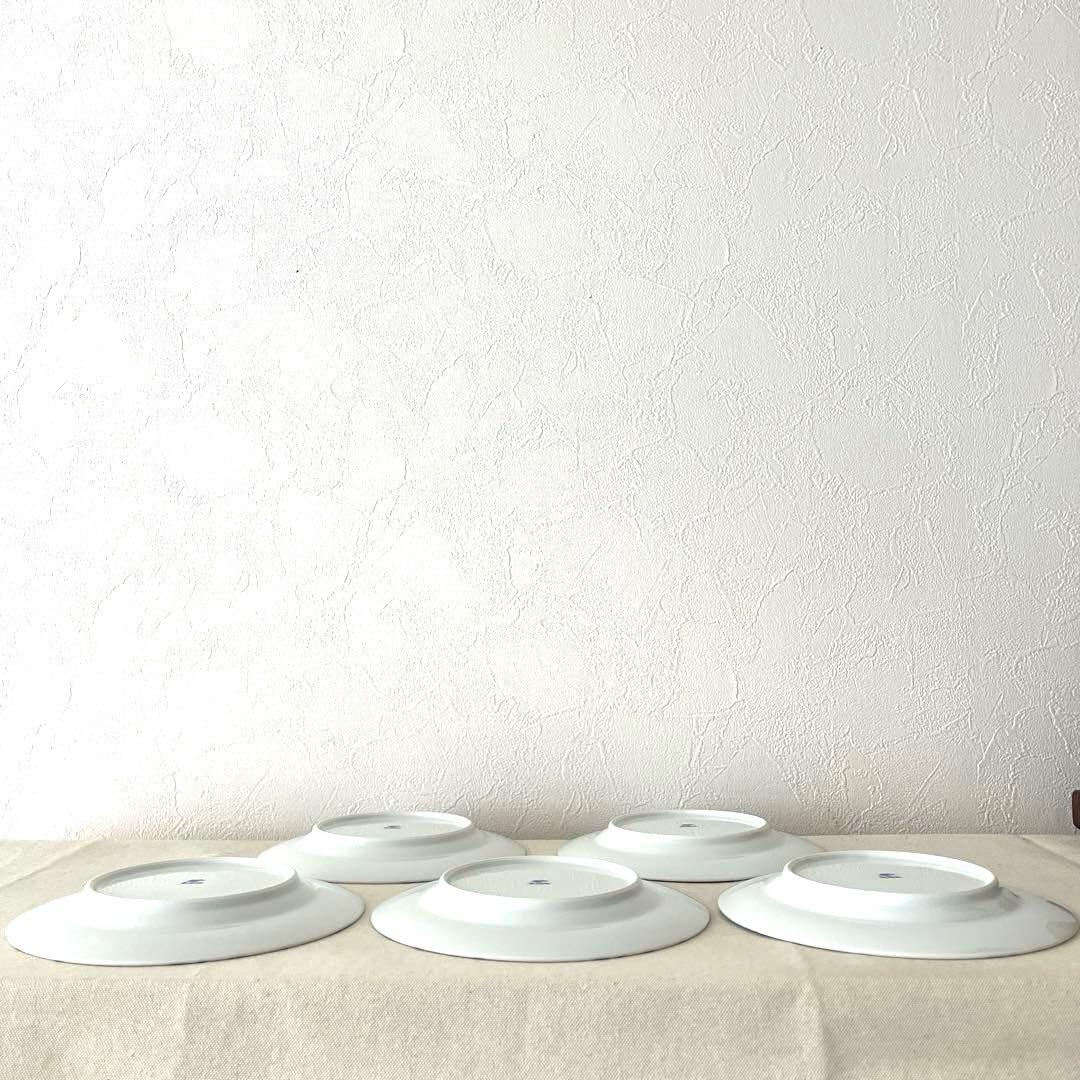 ☆M244 ○香蘭社　寿獅子　中皿【5枚】未使用