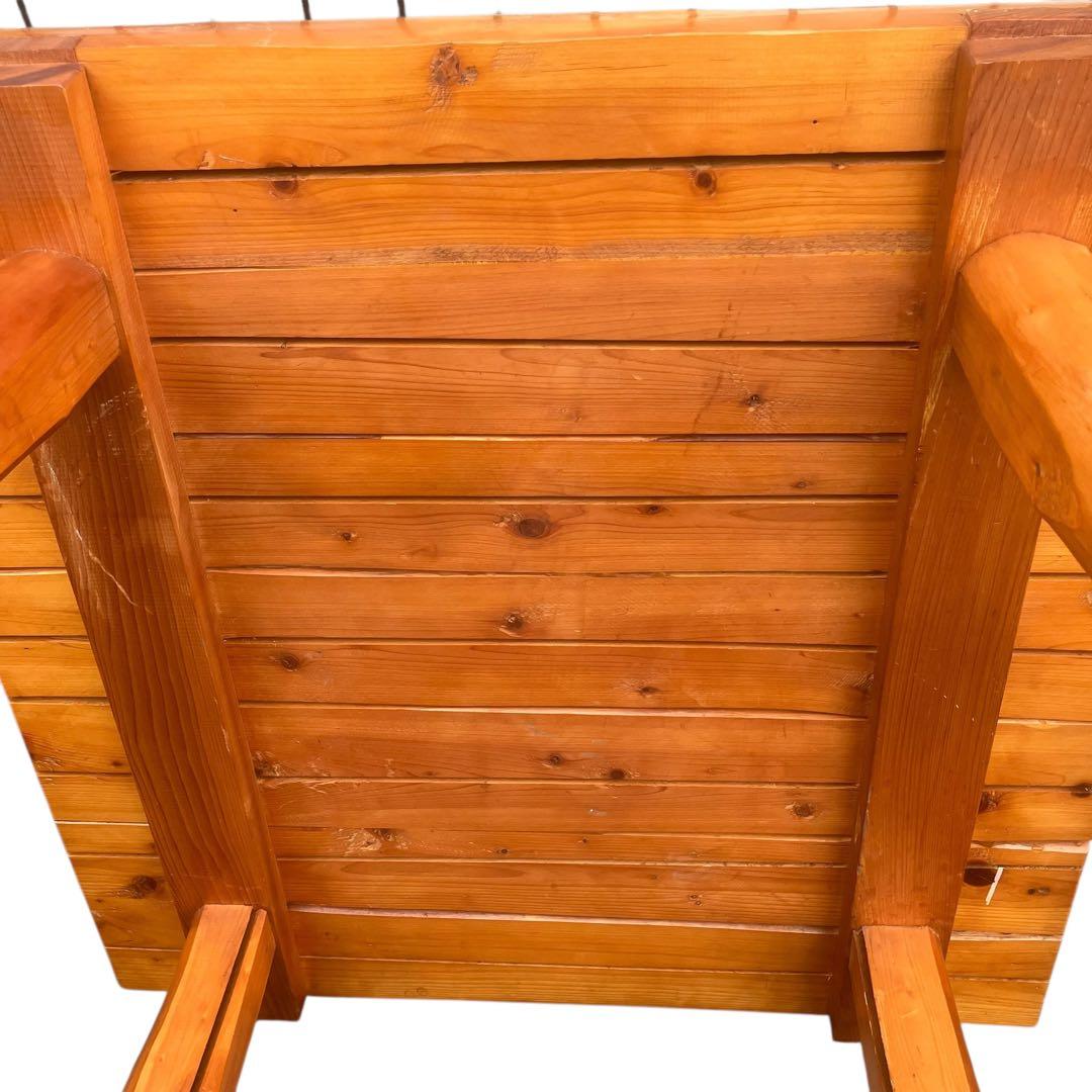 【アンティーク】欅の一枚板テーブル 小振りのカフェテーブル　センターテーブル