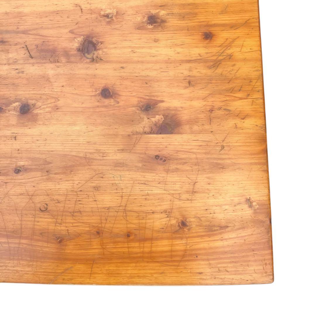 【アンティーク】欅の一枚板テーブル 小振りのカフェテーブル　センターテーブル