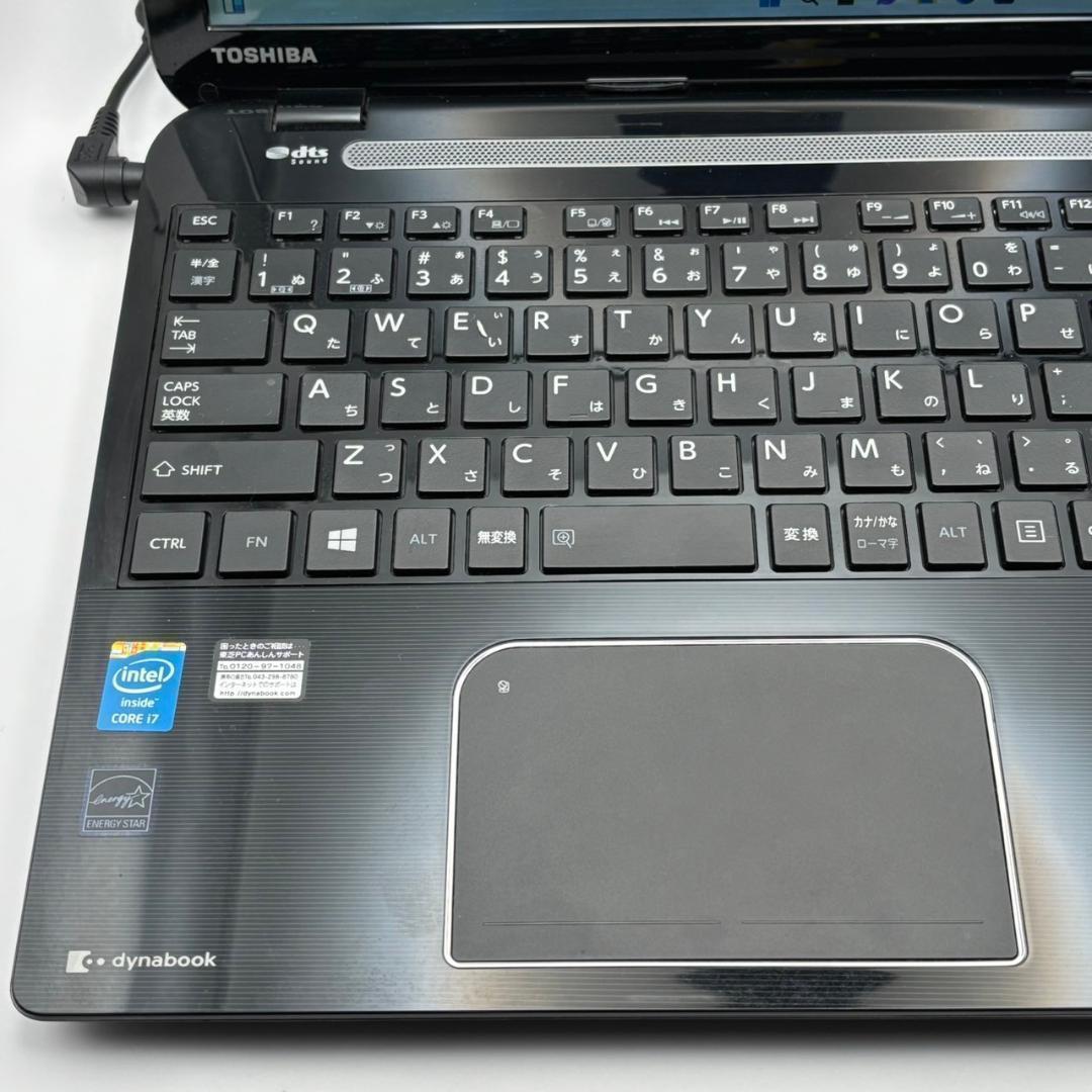 【東芝】T554 高性能i7 新品SSD1TB 16GB 黒ノートPC