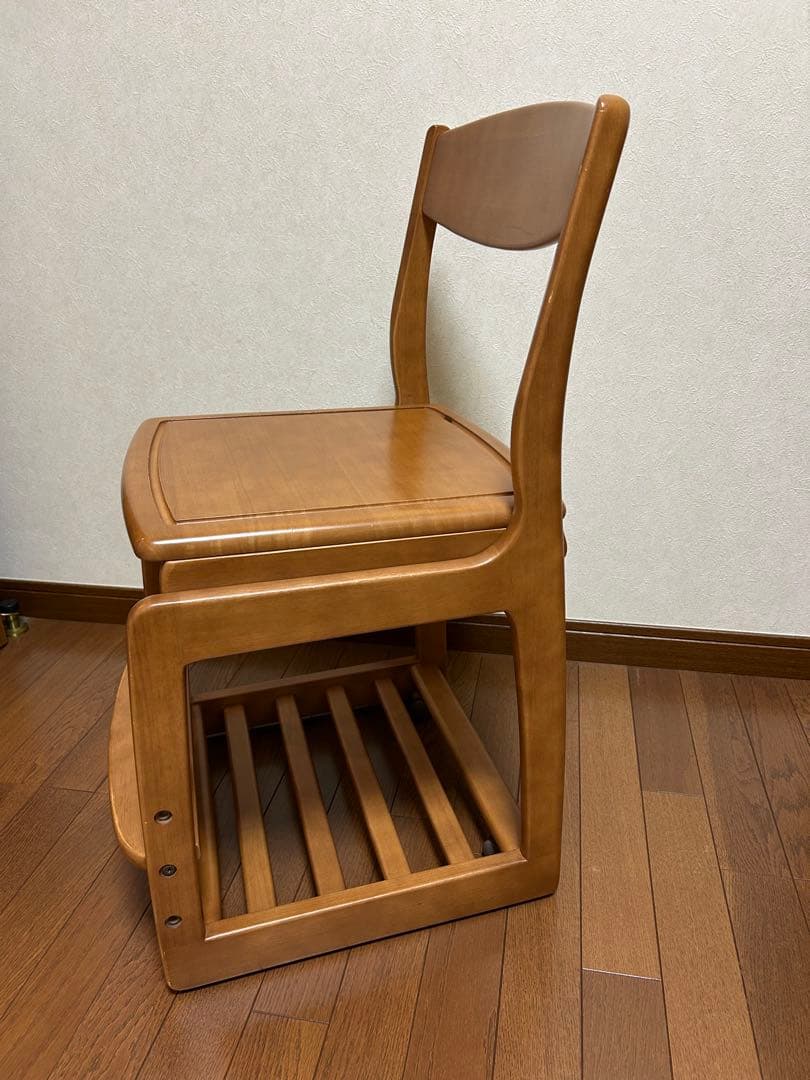 マルニ　天然木　学習机　③椅子