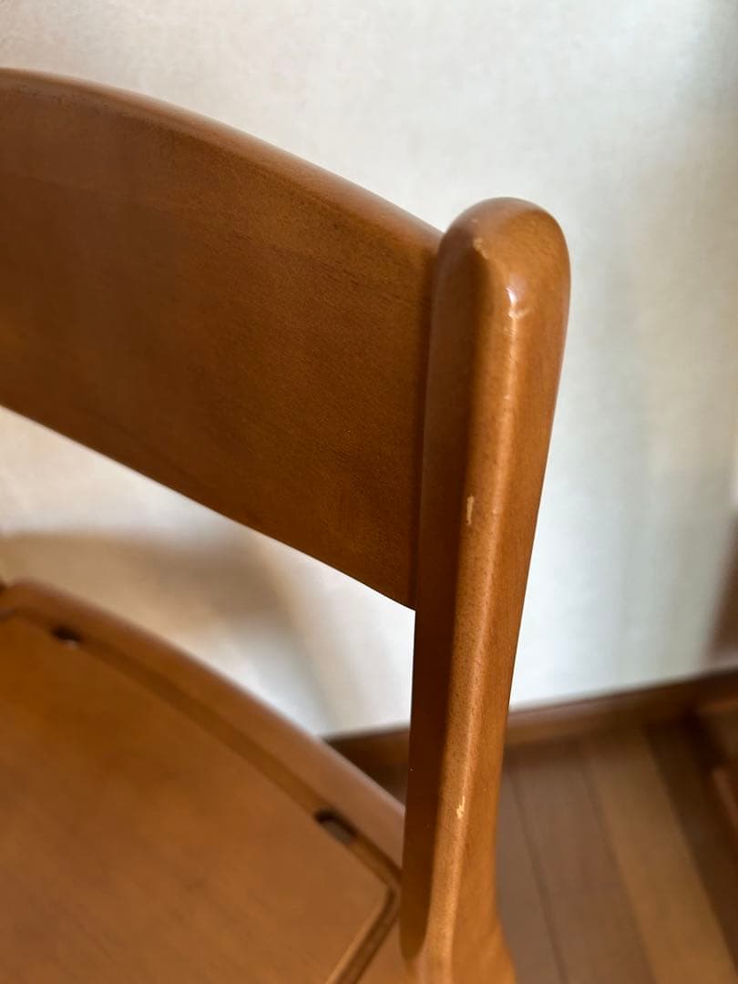 マルニ　天然木　学習机　③椅子