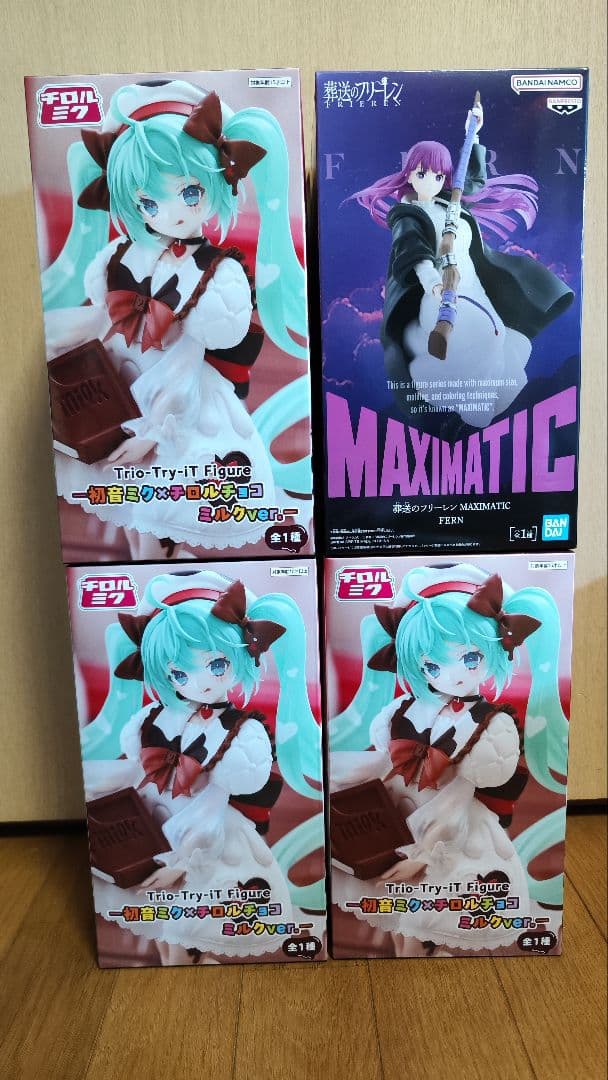 初音ミク　フィギュア　3点と葬送のフリーレン1点