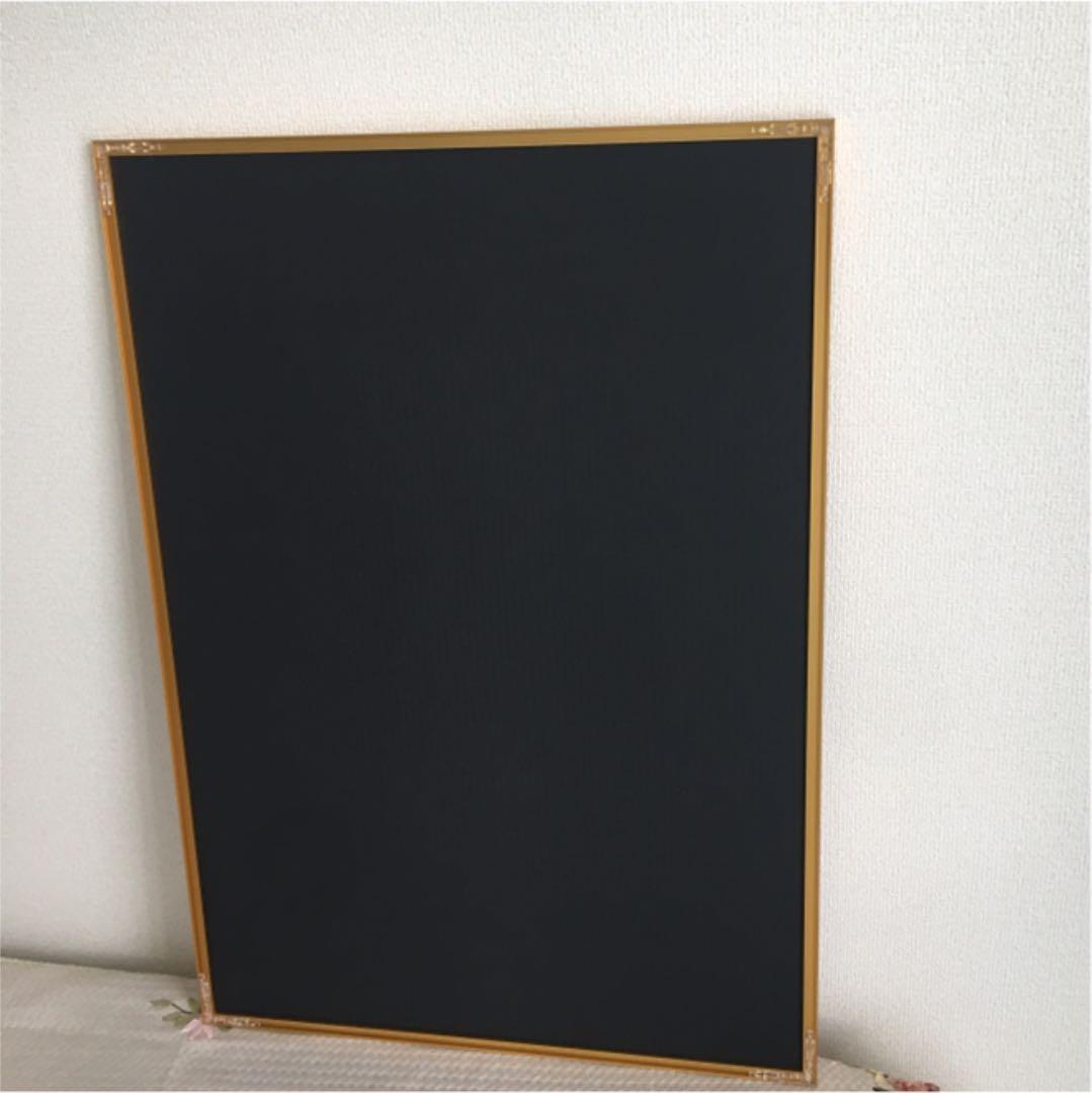 新品未使用　フレーム付飾り絵　ワンピース　送料安い