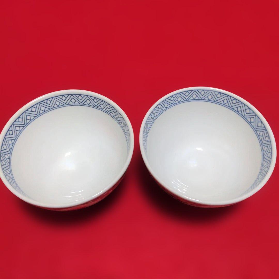吉野家　丼　２個　口径14cm 　高さ8.5cm　金文字