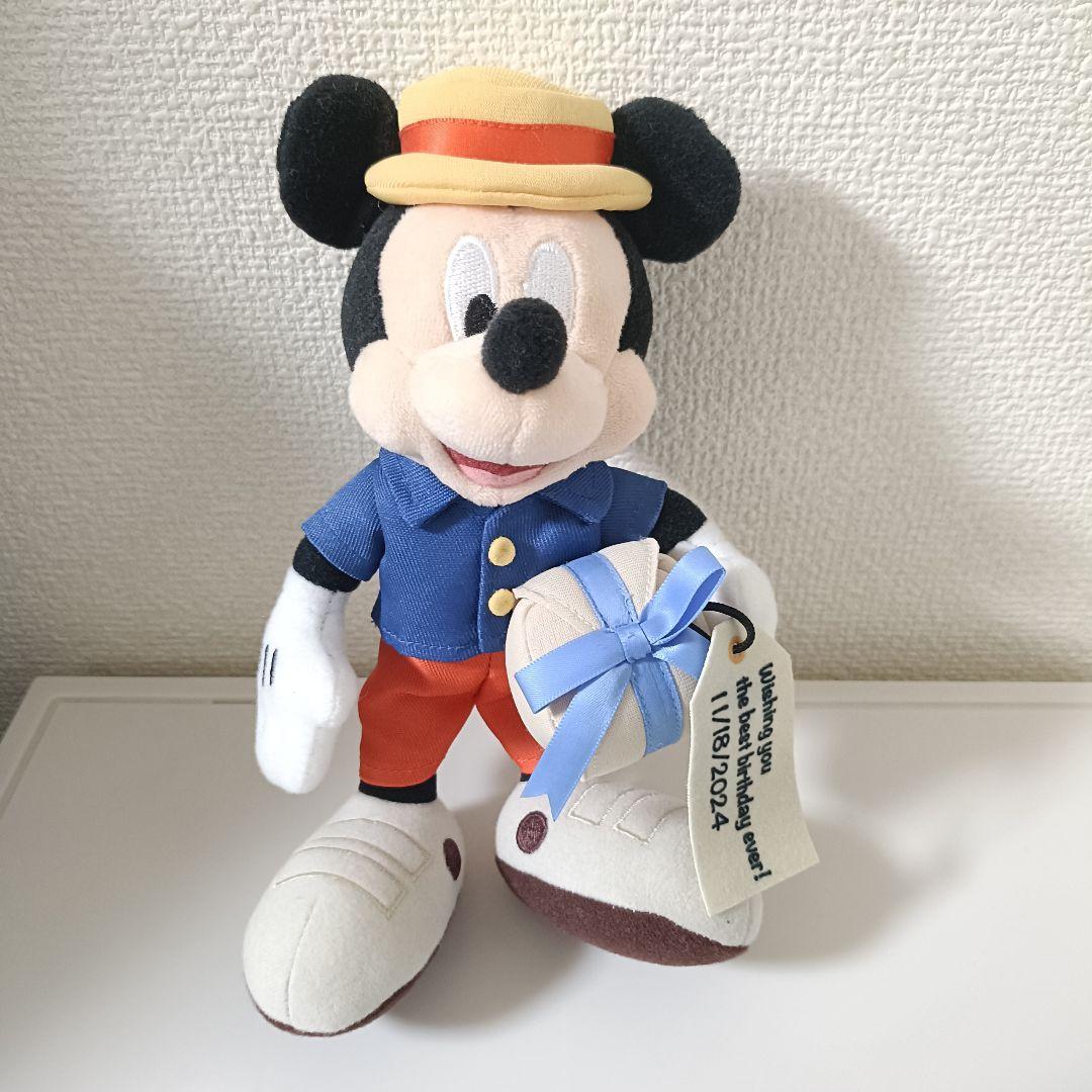 ミッキーマウス・ミニーマウスバースデー2024 ぬいぐるみバッジ セット