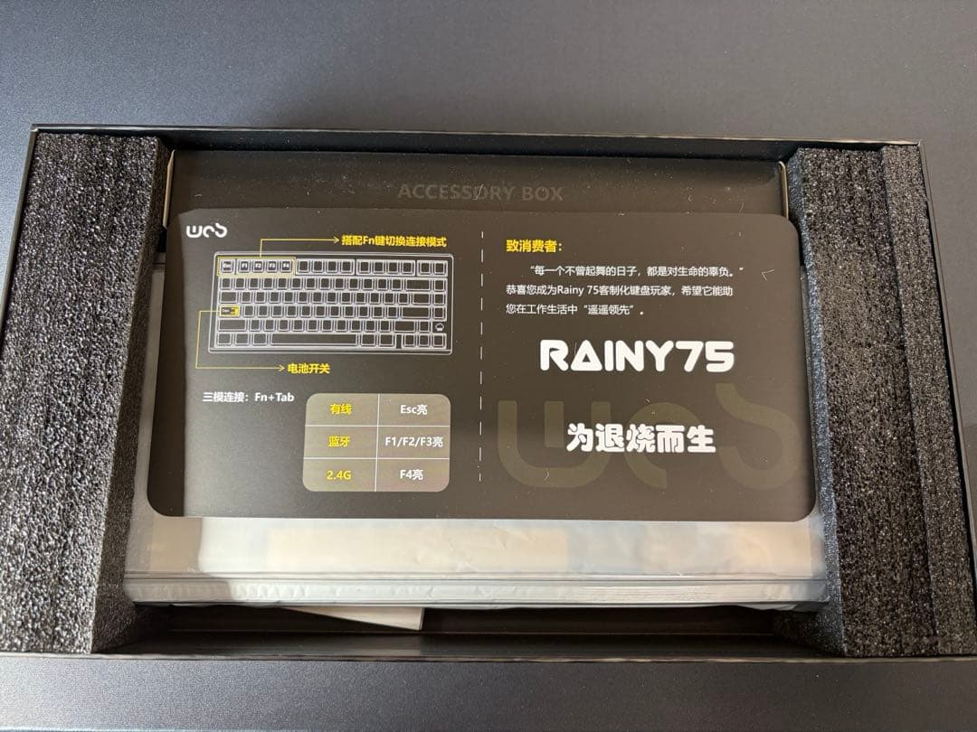 WOBKEY RAINY75pro ブラック