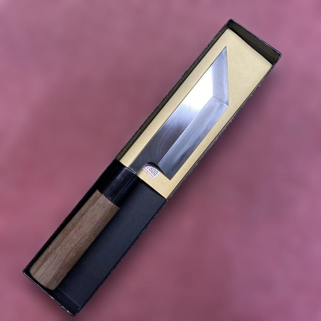 白ニ鋼　うなぎ裂き包丁　120㎜　4寸