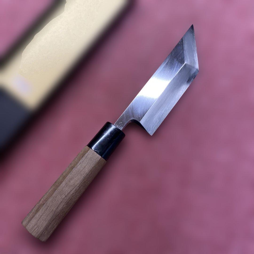 白ニ鋼　うなぎ裂き包丁　120㎜　4寸