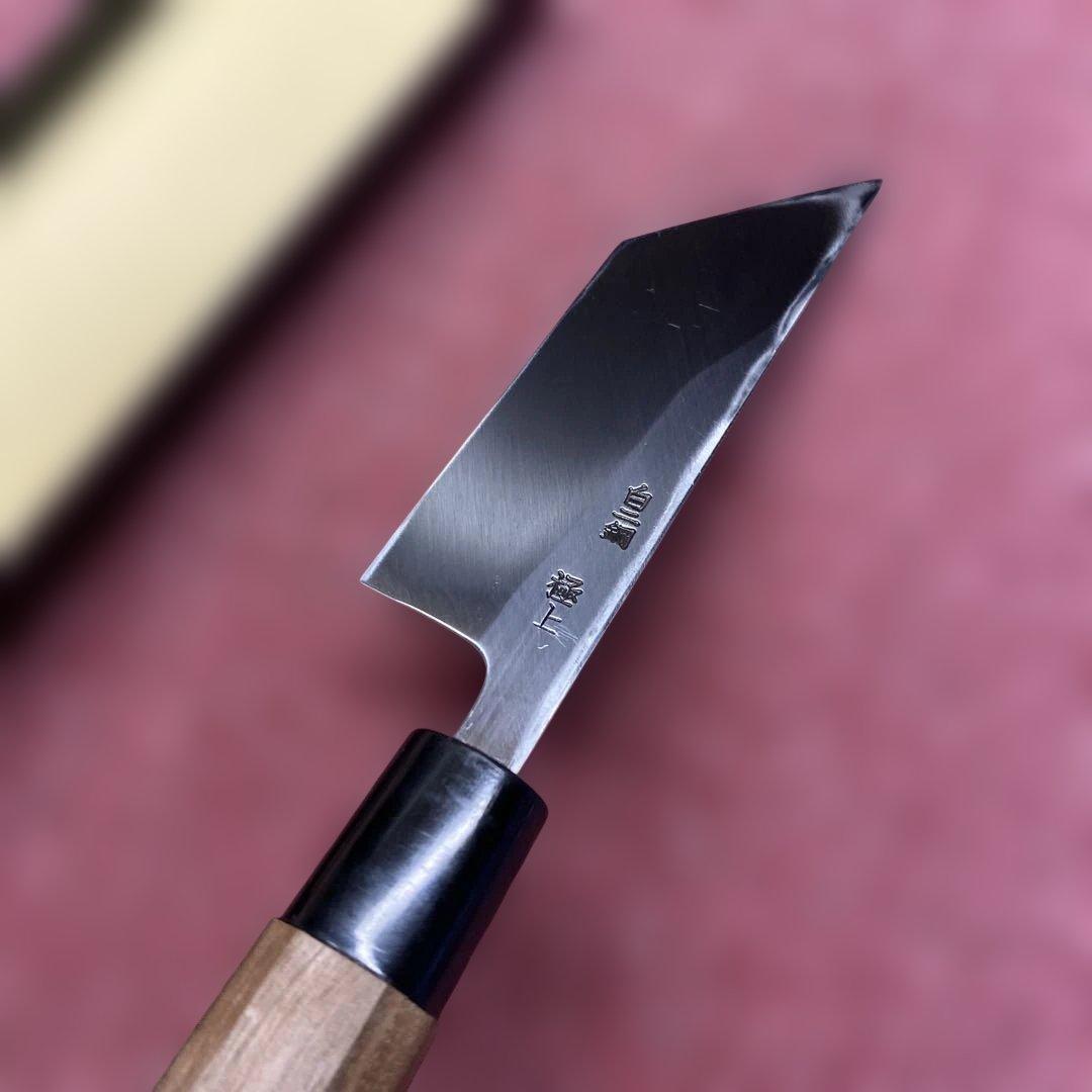 白ニ鋼　うなぎ裂き包丁　120㎜　4寸