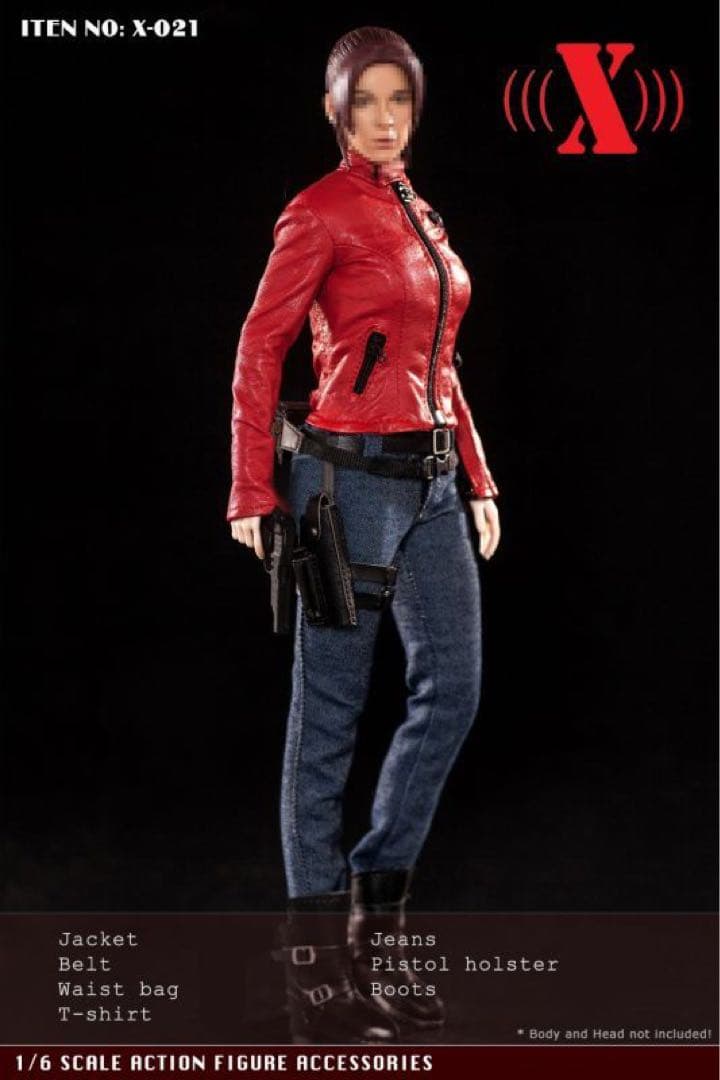 X-TOYS 1/6 ヘッド&コスチューム　クレア・レッドフィールド　バイオ