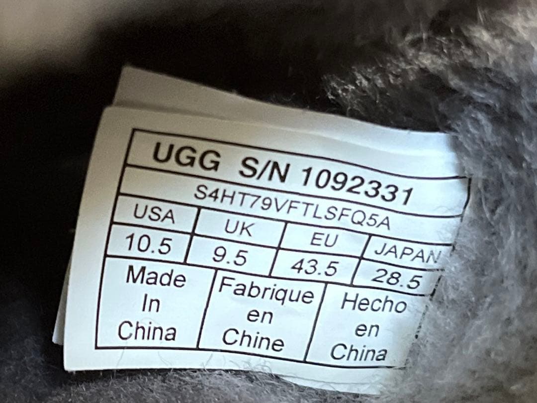 UGG モカシン28.5センチ