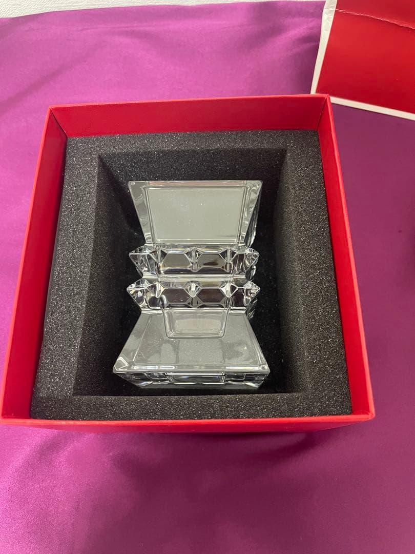 Baccarat クリスタル花瓶 未使用 ギフトボックス付き