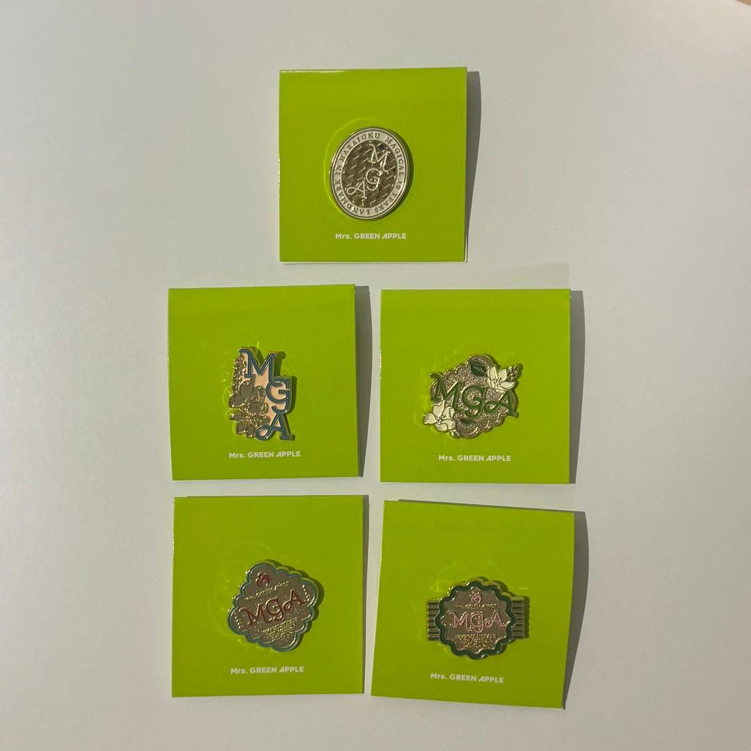 Mrs. GREEN APPLE ピンズ