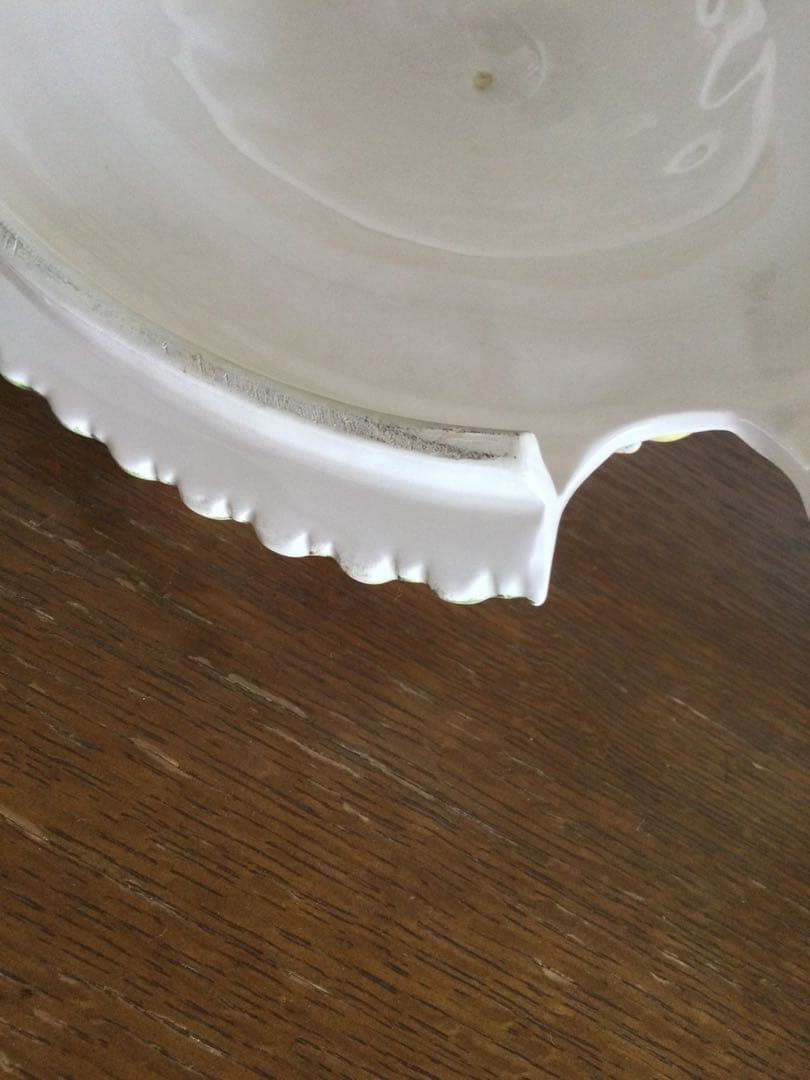 ヴィンテージ　フルーツモティーフチュリーン　蓋付き容器　スーピエール　難あり