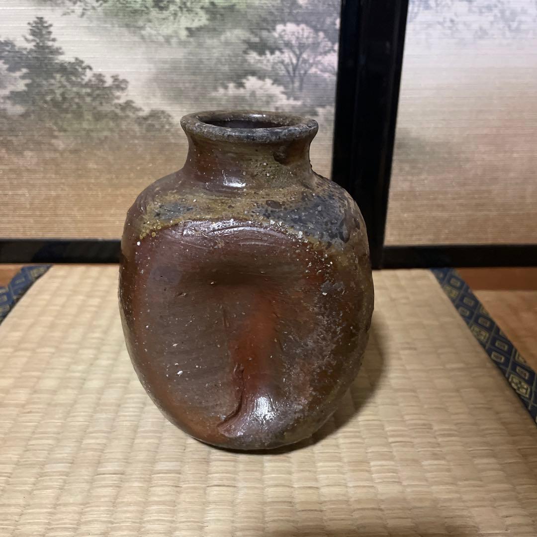 備前焼　掛花　西川政美作