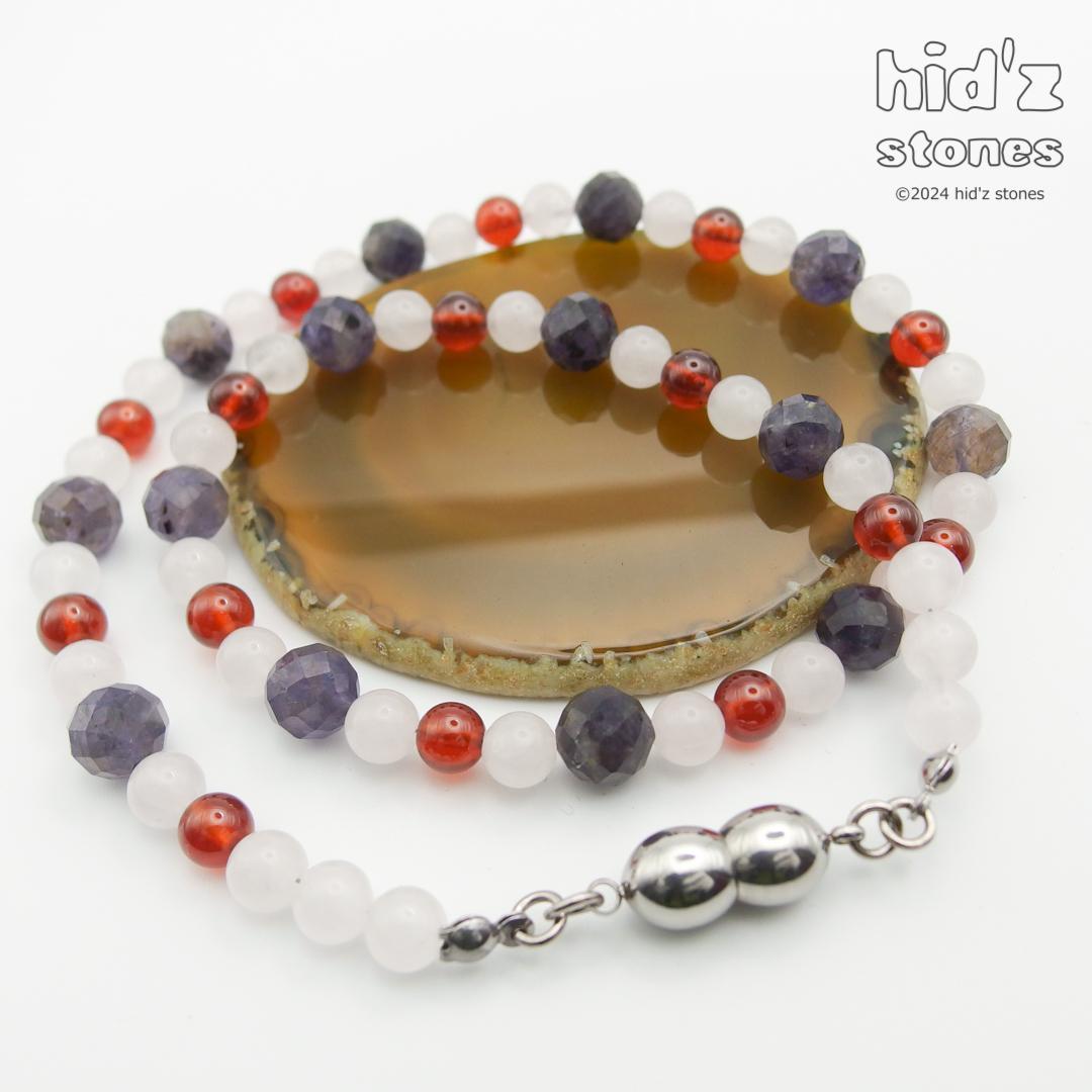 ◆一点もの天然石ネックレス:MSCL-001