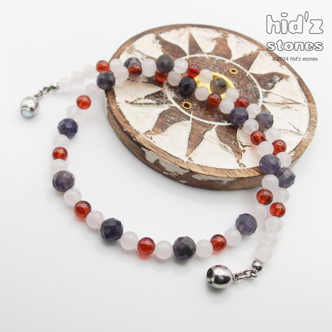 ◆一点もの天然石ネックレス:MSCL-001