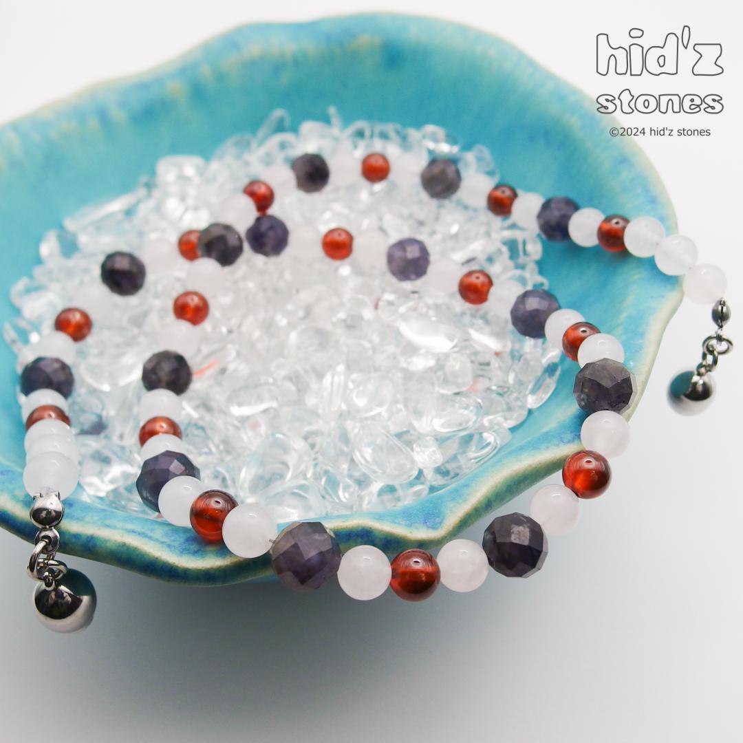 ◆一点もの天然石ネックレス:MSCL-001