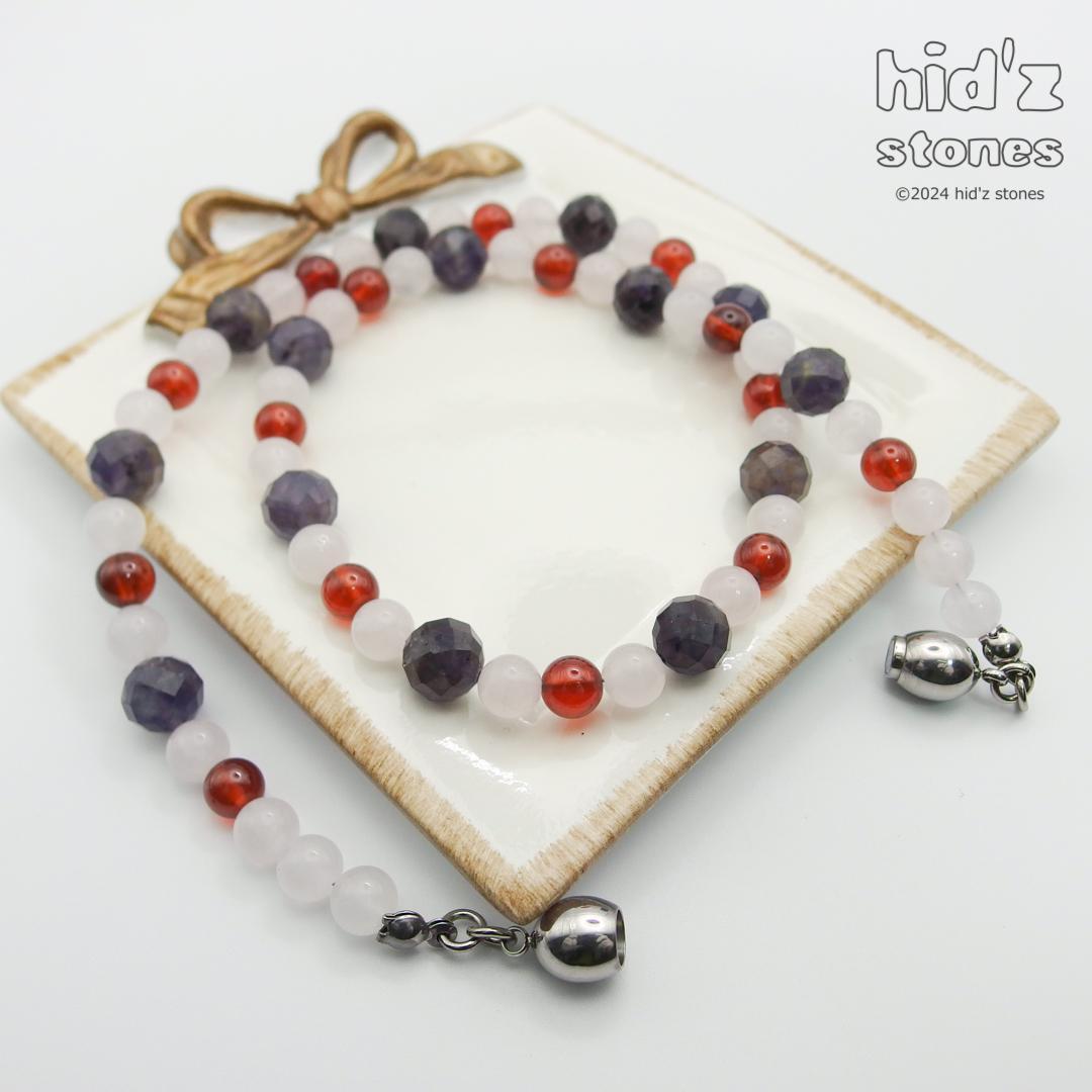 ◆一点もの天然石ネックレス:MSCL-001