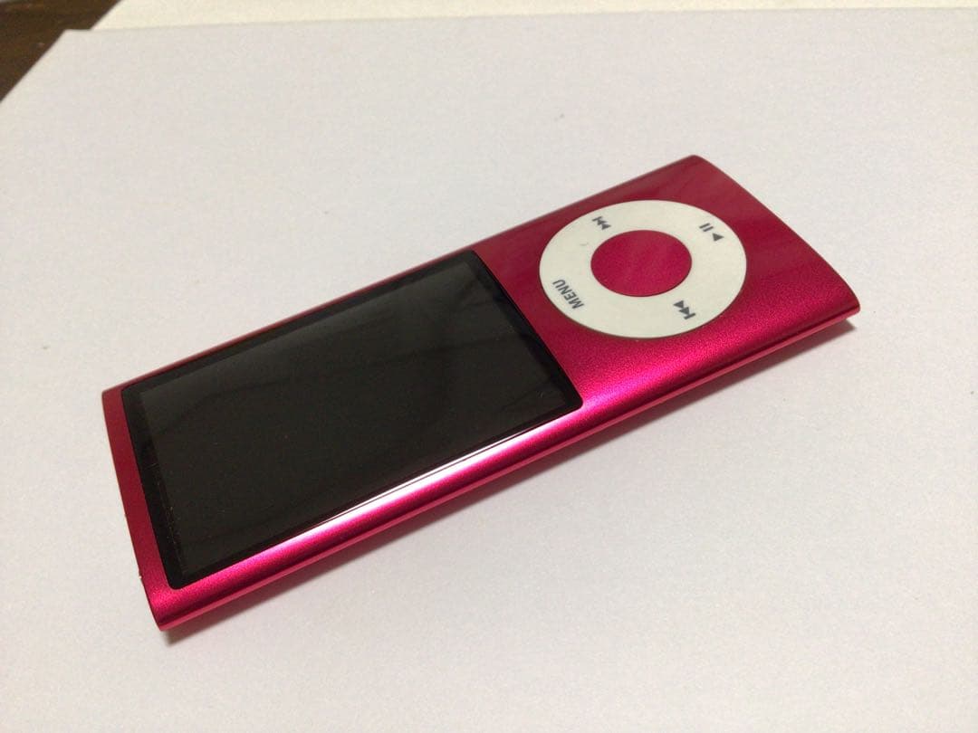 iPod nano5世代16GBピンクno.230バッテリー交換済、外装換装品