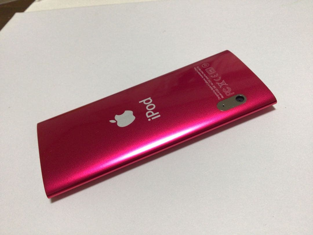 iPod nano5世代16GBピンクno.230バッテリー交換済、外装換装品