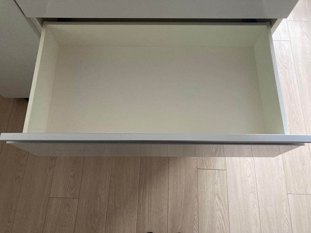 美品 パモウナ キッチンカウンター キャスター付き 食器棚 120㎝