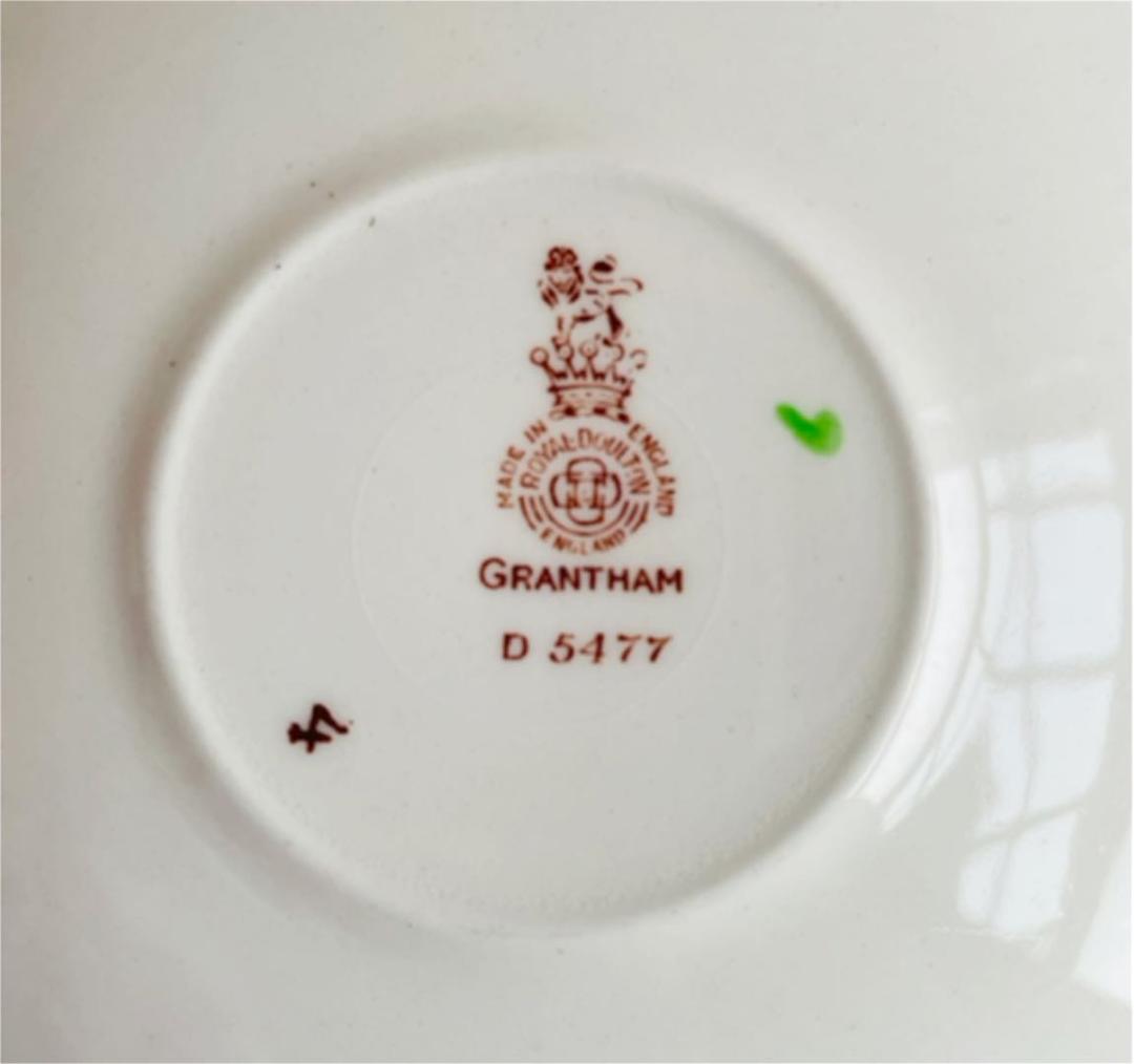 【廃盤 超希少】ロイヤルドルトン グランサム ①ミキモトスプーン付 アンティーク