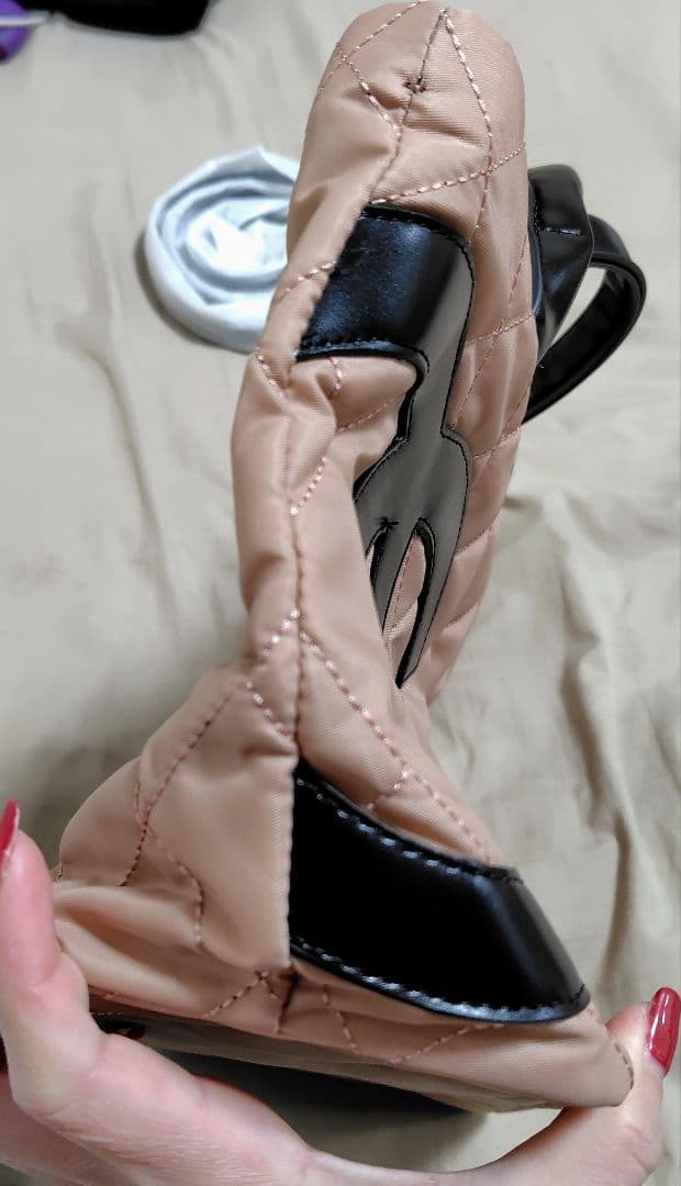 ♡CHANEL♡ピンクベージュ・キルティングバッグ✨新品✨未使用✨